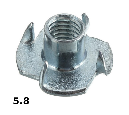 Гайка зубчаста М 8 (100шт) 309-02