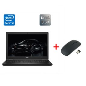 Ультрабук Dell Latitude 5590 / 15.6" (1366x768) TN / Intel Core i5-7300U (2 (4) ядра по 2.6 - 3.5 GHz) / 8 GB DDR4 / 256 GB SSD / Intel HD Graphics 620 / WebCam / HDMI / Windows 10 б/у + Подарок Новая беспроводная мышь USB