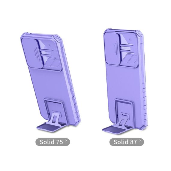 Чохол Kickstand із захистом камери для Samsung Galaxy A54 колір Фіолетовий | Зображення 1