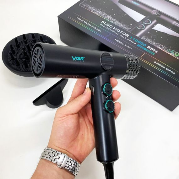 Фен професійний VGR V-401 BLACK | Зображення 6