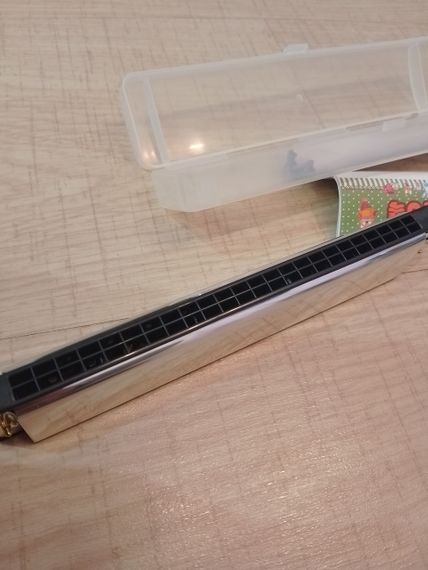 Гармонь губная гармошка harmonica на 24 отверстия | Зображення 6