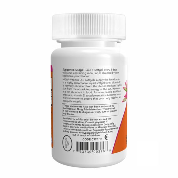 VIT D-3 10,000 IU - 120 sgels | Зображення 2