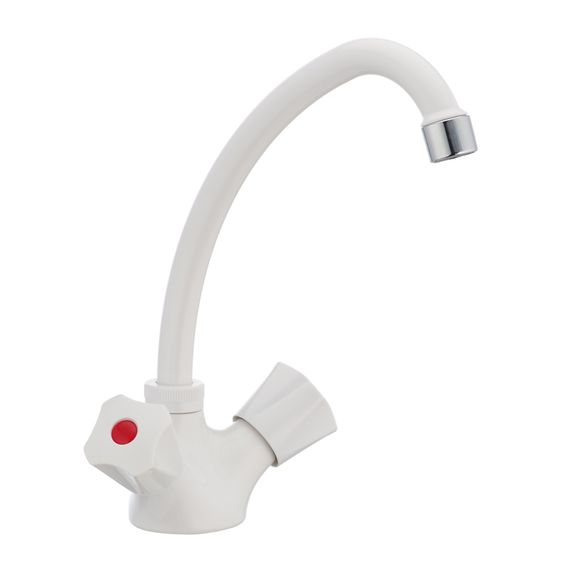 Змішувач для кухні PLAMIX Omega-271 білий (PM0020)