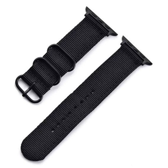Нейлоновий ремінець Primolux Traveller для годинника Apple Watch 42mm / 44mm / 45mm - Black | Зображення 2