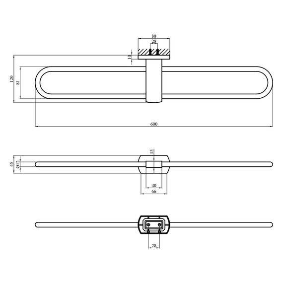 Тримач для рушників Kroner KRM Graz - GRP95609 (CV035538) | Зображення 2
