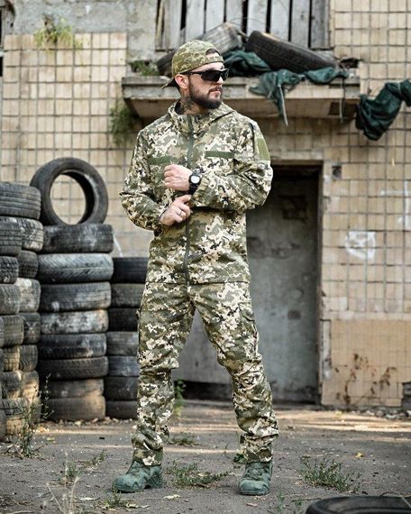 Літній тактичний костюм GECKTAR піксель ДЛ6497