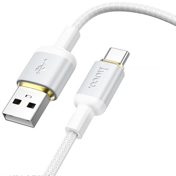 Дата кабель Hoco X128 Benefit USB to Type-C 36W (1m) White | Зображення 2