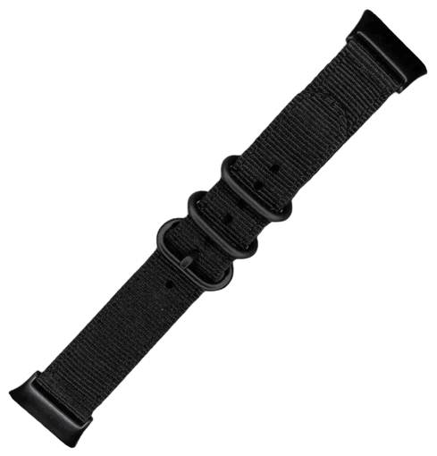 Нейлоновый ремешок Primo Traveller для часов Xiaomi Redmi Watch 3 - Black | Зображення 1