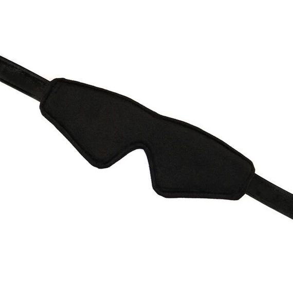 Маска на очі Liebe Seele Boudoir Amor Blindfold Black, щільне прилягання, оксамитовий фініш | Зображення 3