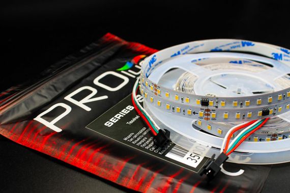Світлодіодна LED стрічка PROLUM™ RUN 24V 2835\120 IP20 Series "SMART" Нейтральний-Білий (3800-4300K) | Зображення 4
