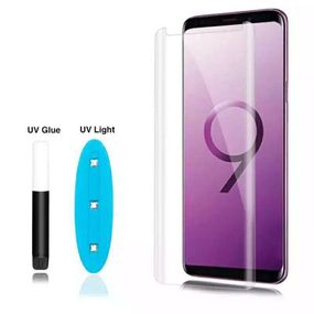 Захисне скло 3D на весь екран для Samsung Galaxy S9 (з ультрафіолетовим клеєм)