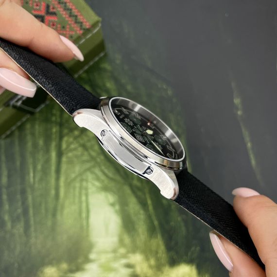 Awarder Embroidery Silver-Green Black Battery 10ATM | Зображення 6
