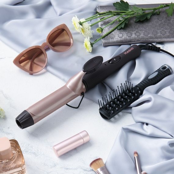 Плойка для волос Magio MG-705 для локонов, кудрей и объемной укладки, с керамическим покрытием | Зображення 4
