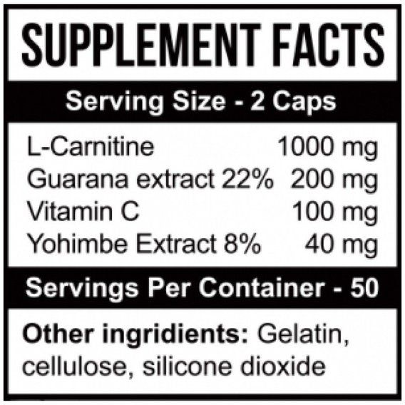Жироспалювач для спорту MST Nutrition L-Carnitine Pro 90 Caps | Зображення 1