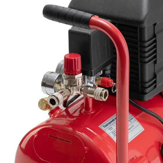 Компресор 24 л, 8 атм, 206 л/хв INTERTOOL PT-0010 | Зображення 4