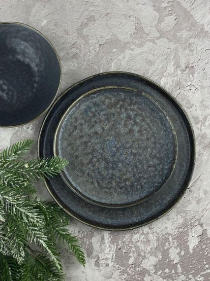 Тарілка OLens Космос JM-1534-B 27 см сіра | Зображення 4