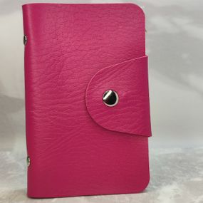 Малиновый альбом для хранения пластин для стемпинга (на 10 отделений)