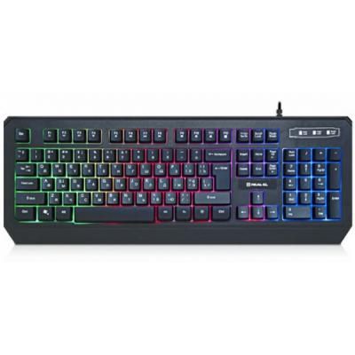 Клавіатура REAL-EL 7001 Comfort Backlit Black (7001 Comfort Backlit Black)