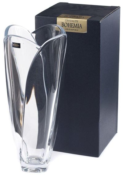 Ваза стеклянная для цветов Bohemia Globus 25.5 см 8KE64/99M87/255 | Зображення 7