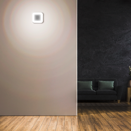 LED Світильник 15W 5000К 220V квадратний Videx | Зображення 4