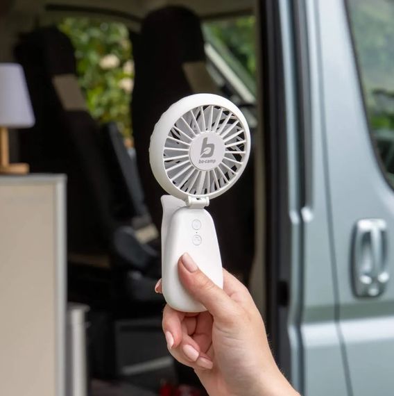 Вентилятор акумуляторний Bo-Camp Mini Fan With Clamp White (8520960) | Зображення 2