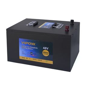 Аккумулятор Vipow LiFePO4 51.2V 200A h встроенной ВМS платой 100A
