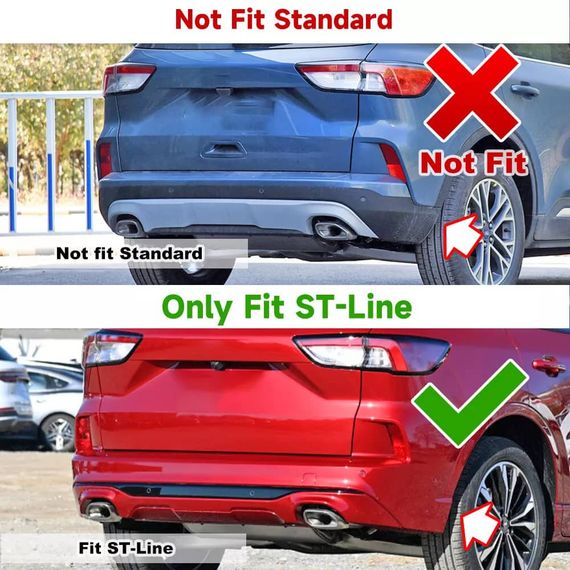 Оригинальные брызговики Premium (для ST-Line, 4 шт) для Ford Kuga/Escape 2019- гг | Зображення 1