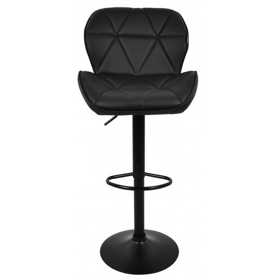 Барний стілець зі спинкою Bonro BN-087 чорний (чорна основа) | Зображення 3