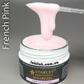 Гель для нарощення нігтів Starlet Professional French Pink Builder gel 15мл