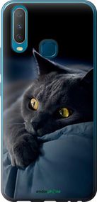 Чохол на Vivo Y15 Димчастий кіт "825u-1791-2448"