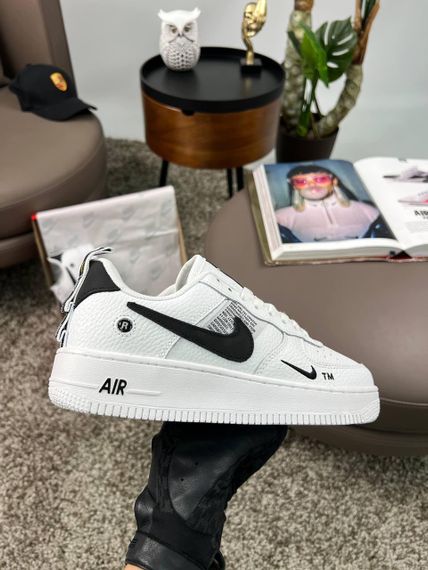 Кросівки Air Force 1 07’ LV8 Utility White Black , В'єтнам | Зображення 7