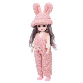 Дитяча іграшкова лялька F0322(Pink) шарнірна, розмір 29 см