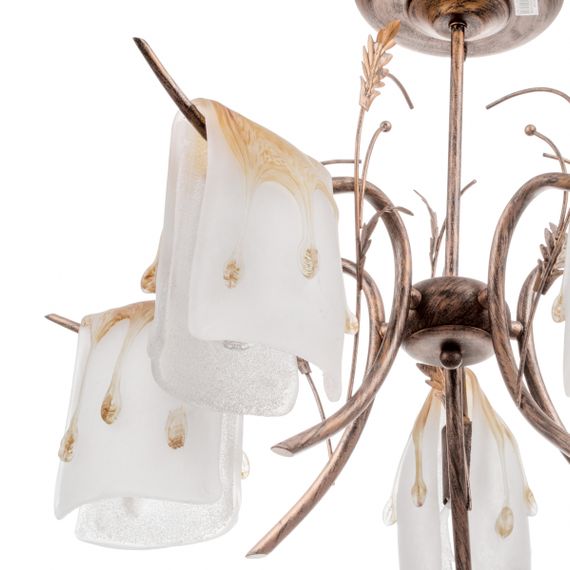 Люстра потолочная флористика E14 60W BR (LK-195C/5) | Зображення 1