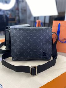 Чоловіча сумки месенджер Louis Vuitton District PM Damier Graphite c829