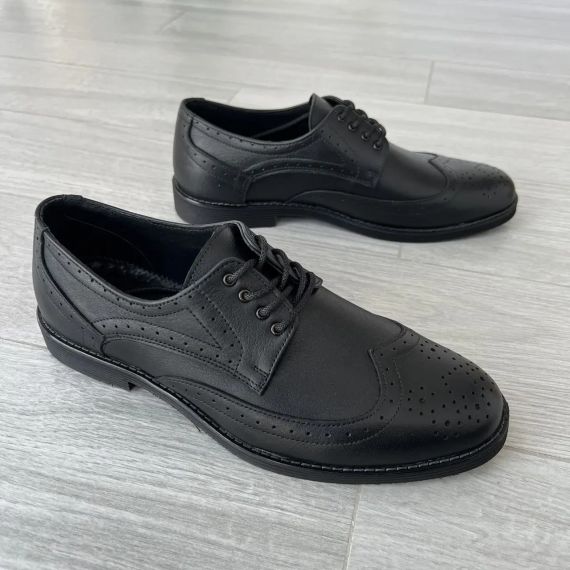 Чоловічі броги з натуральної шкіри 44 розмір | Зображення 7