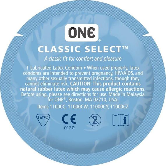 Набор презервативов ONE Classic Select MSM Collection, 100 шт, гладкие, со смазкой, упаковка-тубус Sex Aura | Зображення 1