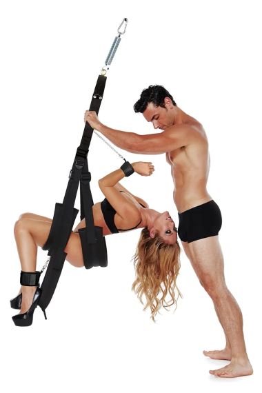 Качели для секса WHIPSMART BONDAGE PLEASURE SWING BLACK sexstyle | Зображення 2