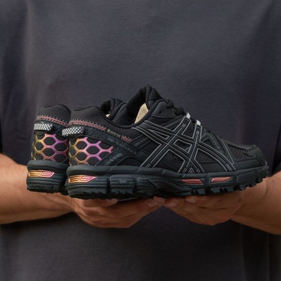 Кросівки демісезонні  Asics Gore-Tex колір чорний/червоний | Зображення 5