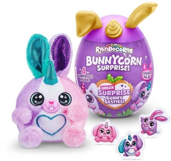 М'яка іграшка-сюрприз Rainbocorn-E Bunnycorn Surprise 9260E кольорова