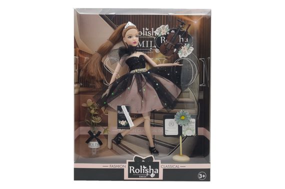 Лялька "Emily" з аксесуарами, шарнірна QJ101C р.28.5*6.5*36см