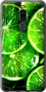 Чохол на Meizu X8 Зелені часточки лимона "852u-1601-2448"