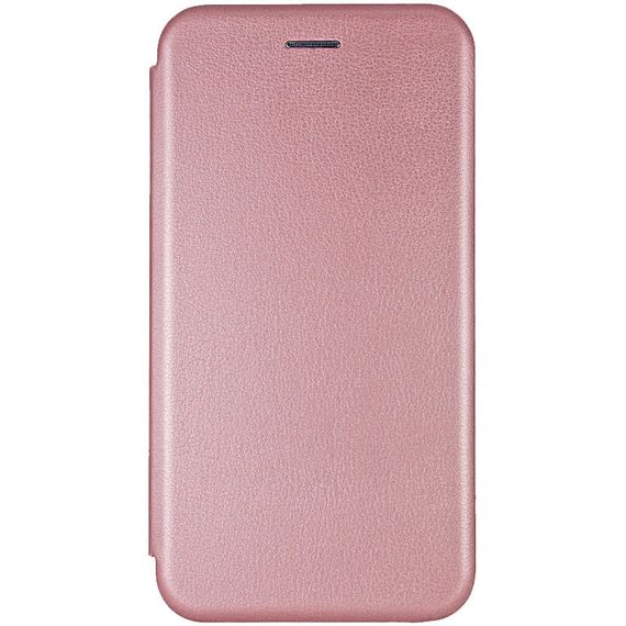 Кожаный чехол-книжка Classy для Xiaomi Redmi Note 14 4G (Int. version) Rose Gold