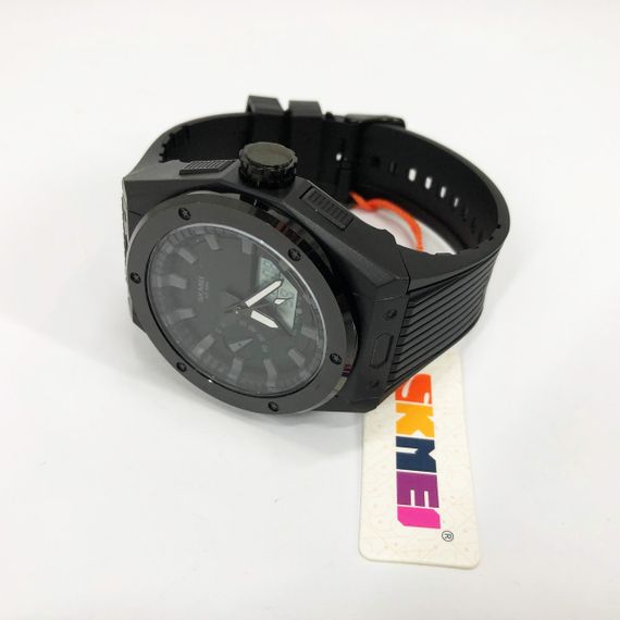 Годинник наручний чоловічий SKMEI 2103BKWT, армійський годинник протиударний, годинник для чоловіка | Зображення 3