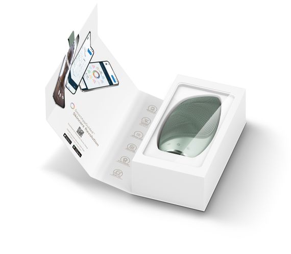 Електронна звукова термо щітка для обличчя GESKE Sonic Thermo Facial Brush 6в1 green | Зображення 8