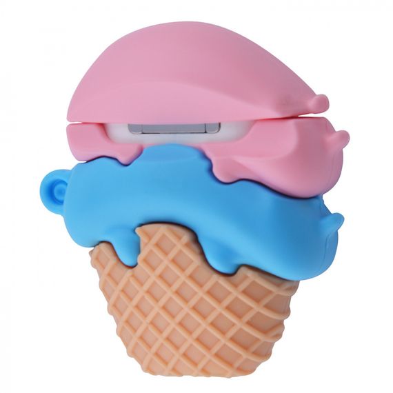 Чехол для Apple AirPods силиконовый Мороженое ST-64