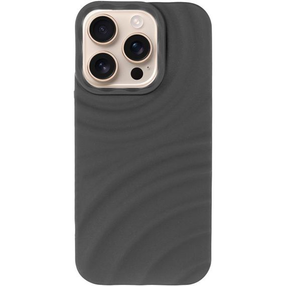 Чехол TPU MonoWave для Apple iPhone 15 Pro Max (6.7") White Black | Зображення 1