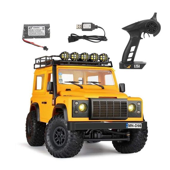 Машинка на радіокеруванні MN98 Land Rover 1/12 RTR 4WD MN Model 98 (yellow) | Зображення 4