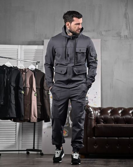 Спортивний костюм Stone Island  сірий | Зображення 1