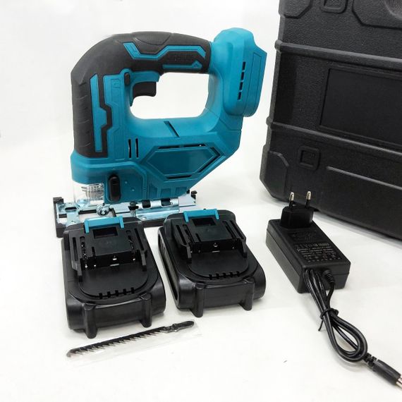 Акумуляторний безщітковий лобзик 24V з 2 АКБ у пластиковому кейсі з регулюванням швидкості та кута нахилу MV-55 | Зображення 1