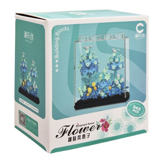 Дитячий Конструктор Ornament Flower 7377 у колбі, 343 деталі